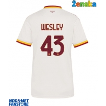 AS Roma Wesley Franca #43 Gostujuci Dres za Ženska 2026-27 Kratak Rukav